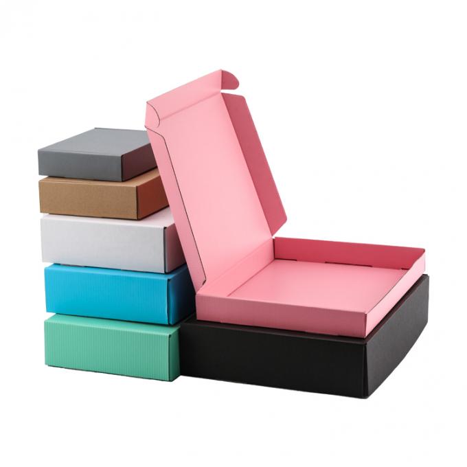 چاپ CMYK کاغذ کرافت بسته بندی مقوا بسته بندی کارتن لوله کشنده جعبه های ارسال پست 10