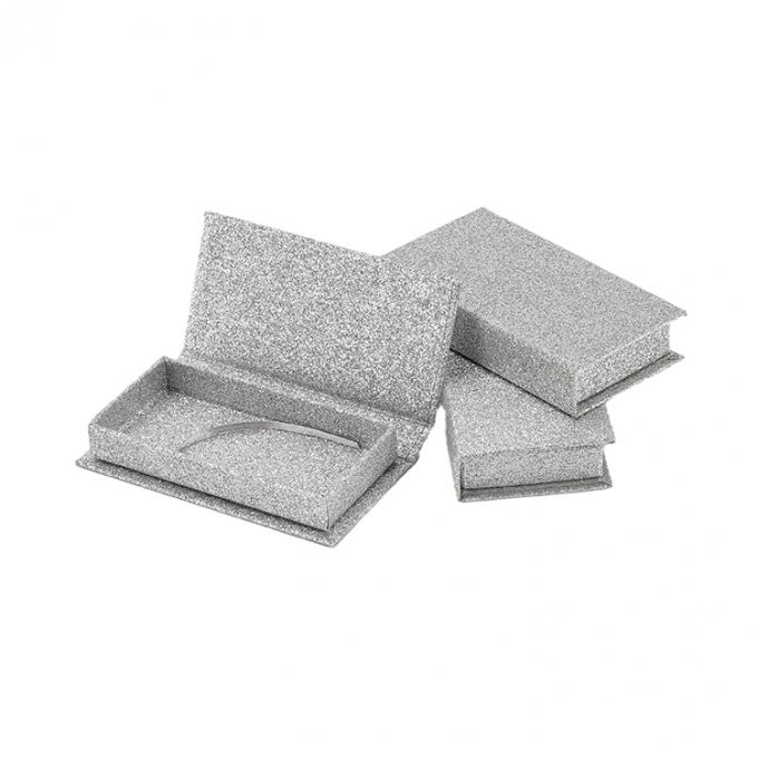 چاپ چاپ چاپ دستکاری لوگو سفارشی Glitter مقناطیسی مژه های جعلی کیس برای آرایشی 7