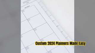 نوت بوک های سفارشی Weekly Planner برای سال 2024