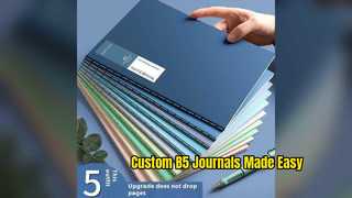 کتاب تمرین چرم بادوام ژورنال دانشجویی سفارشی B5